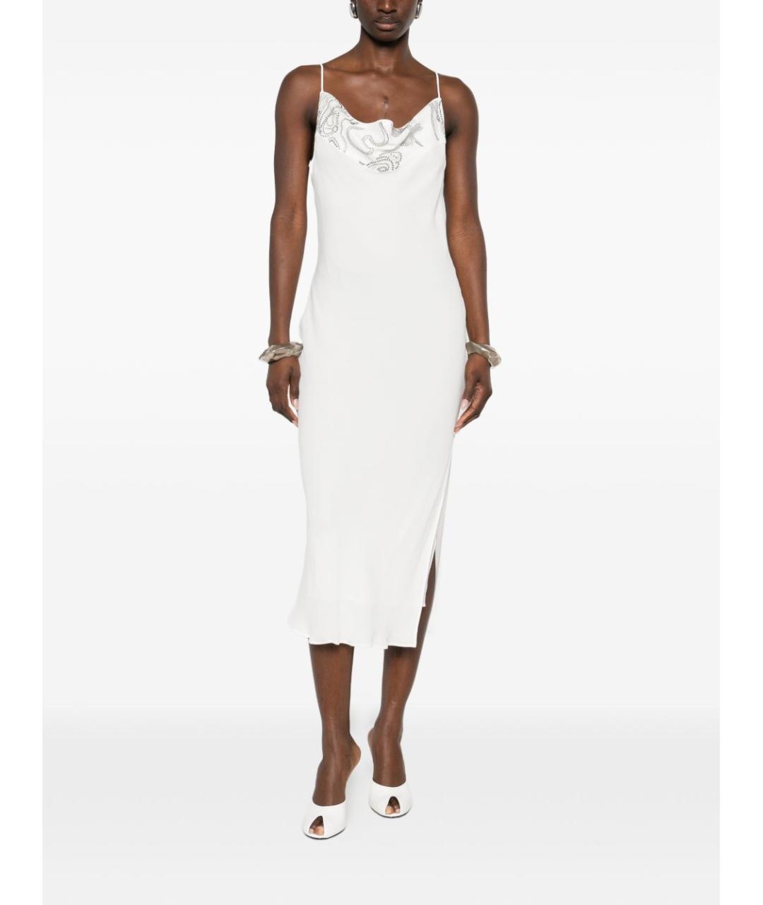 IRO Белое полиэстеровое платье, фото 3