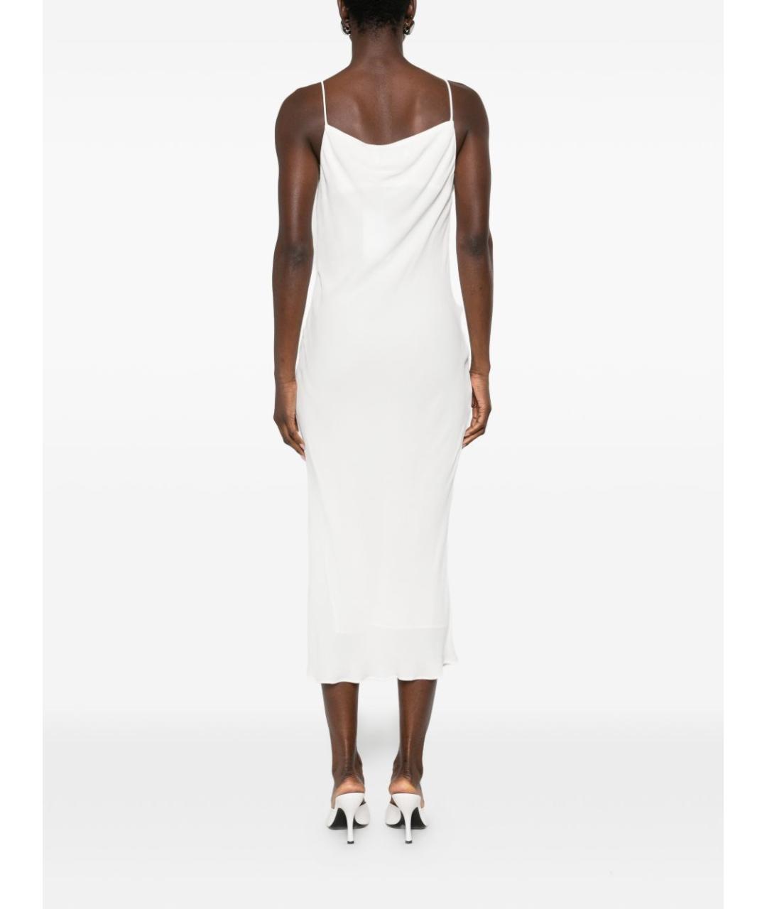 IRO Белое полиэстеровое платье, фото 2