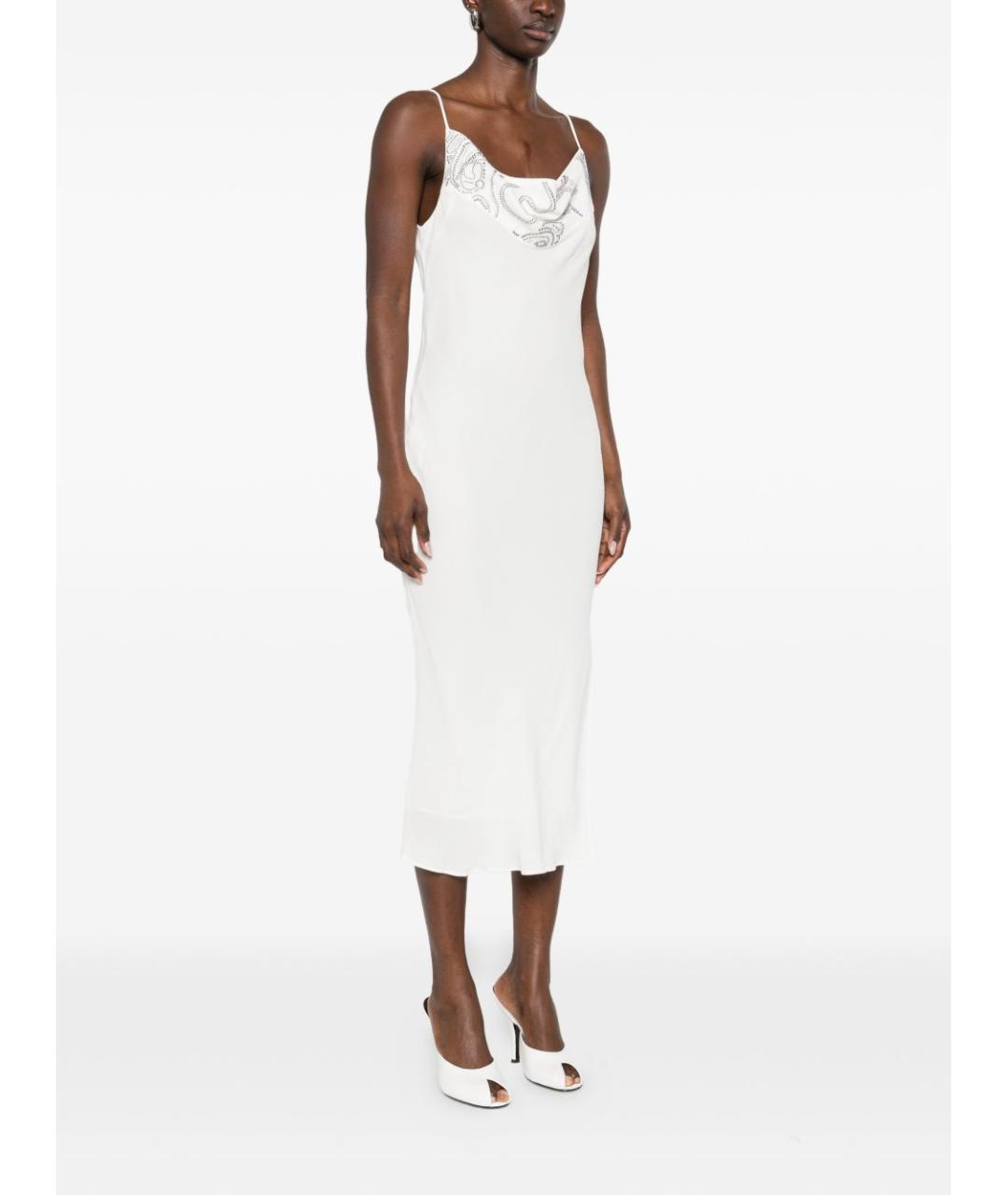 IRO Белое полиэстеровое платье, фото 4