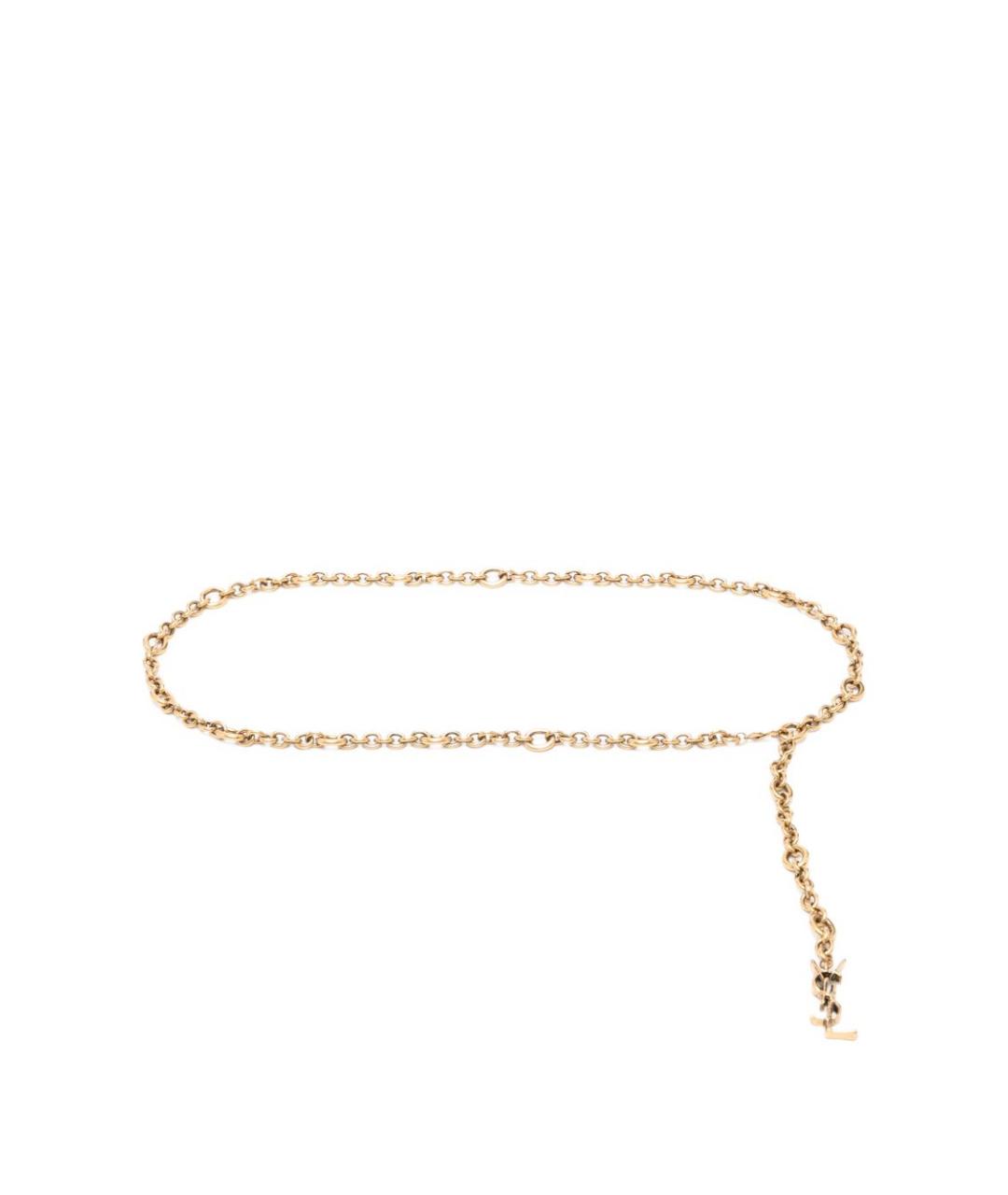 SAINT LAURENT Золотой ремень, фото 1