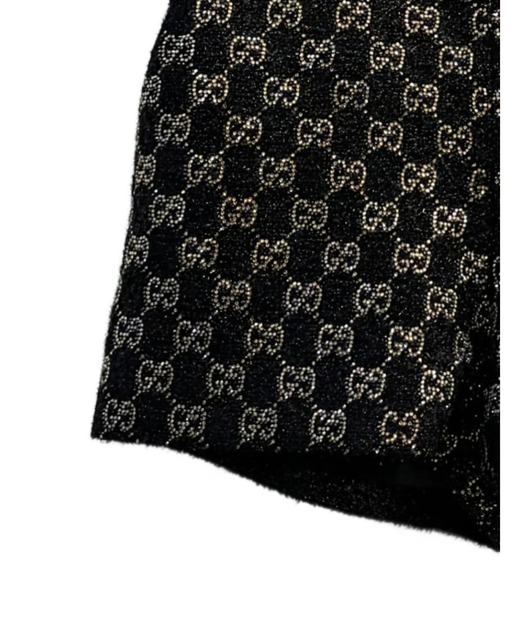 GUCCI Черные вискозные шорты, фото 2
