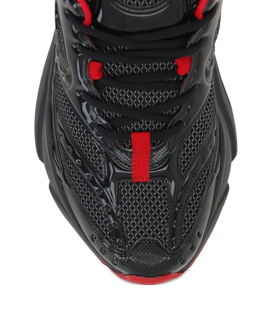 CHRISTIAN LOUBOUTIN Черные низкие кроссовки / кеды, фото 4