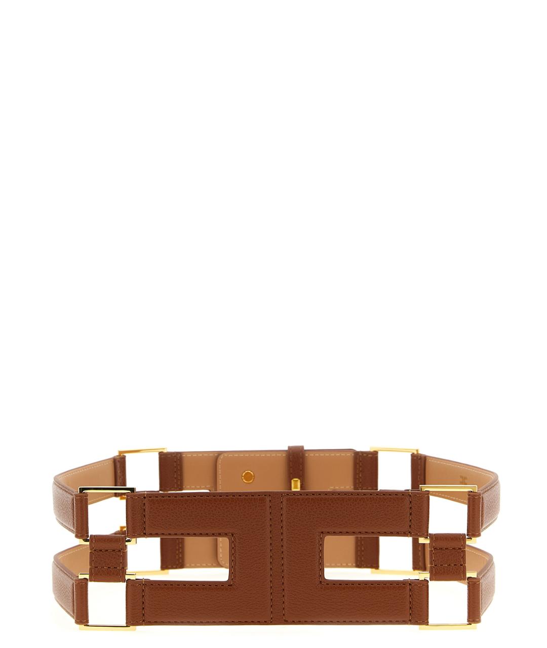 ELISABETTA FRANCHI Коричневый ремень, фото 2