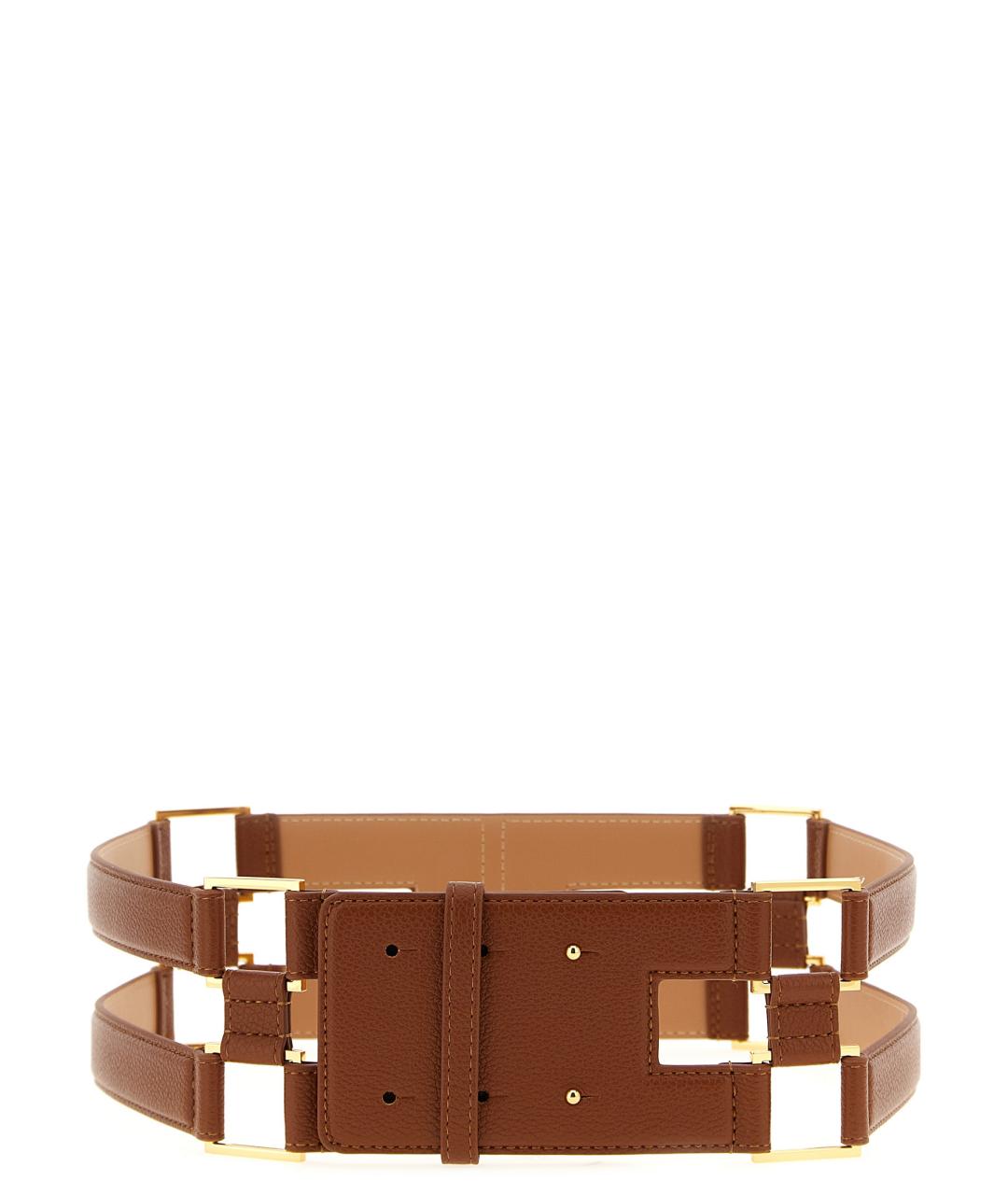 ELISABETTA FRANCHI Коричневый ремень, фото 1