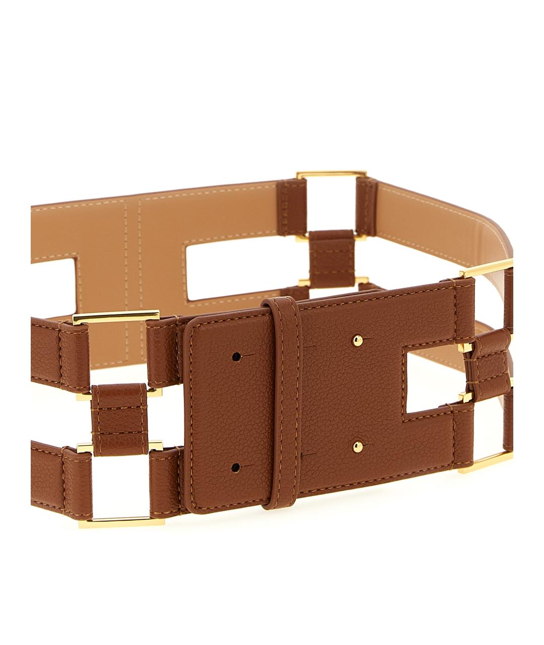 ELISABETTA FRANCHI Коричневый ремень, фото 3