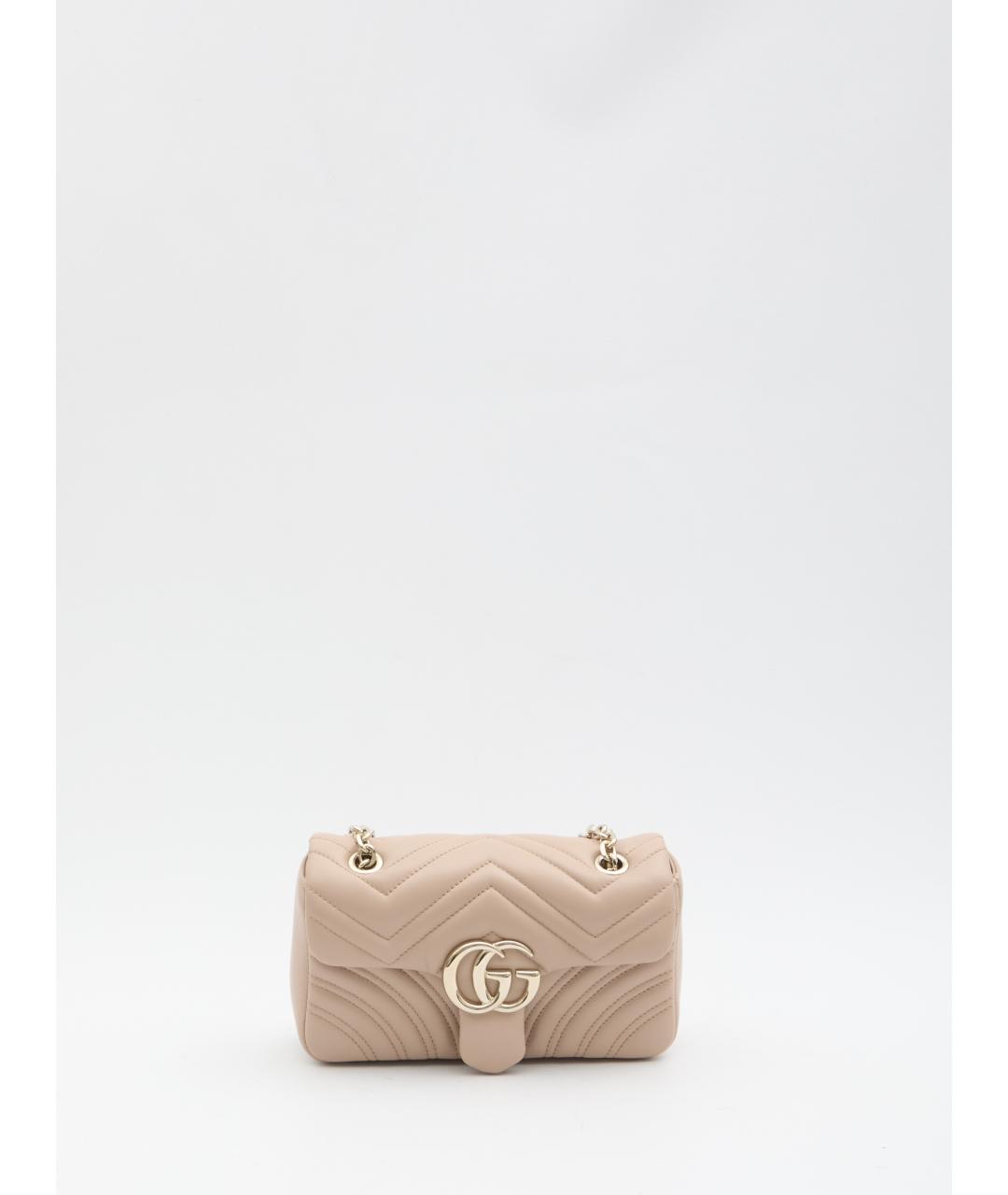 GUCCI Розовая кожаная сумка через плечо, фото 5