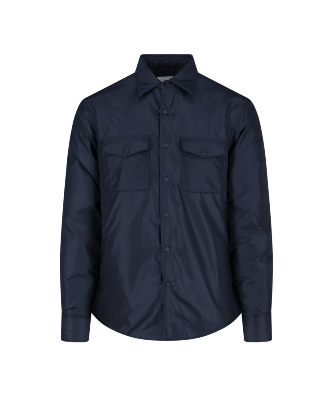 ASPESI Синяя полиамидовая куртка, фото 1