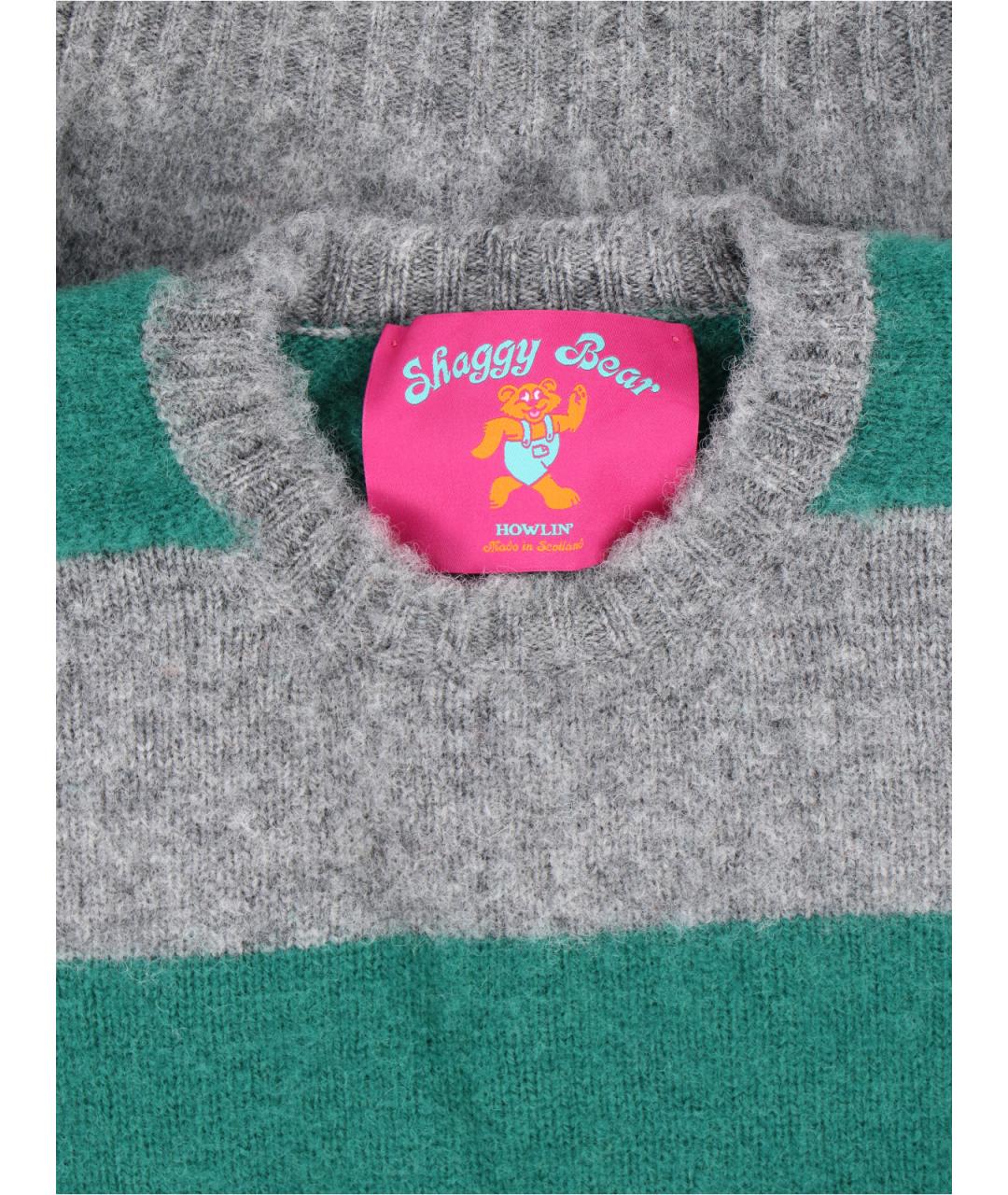 HOWLIN Серый шерстяной джемпер / свитер, фото 3