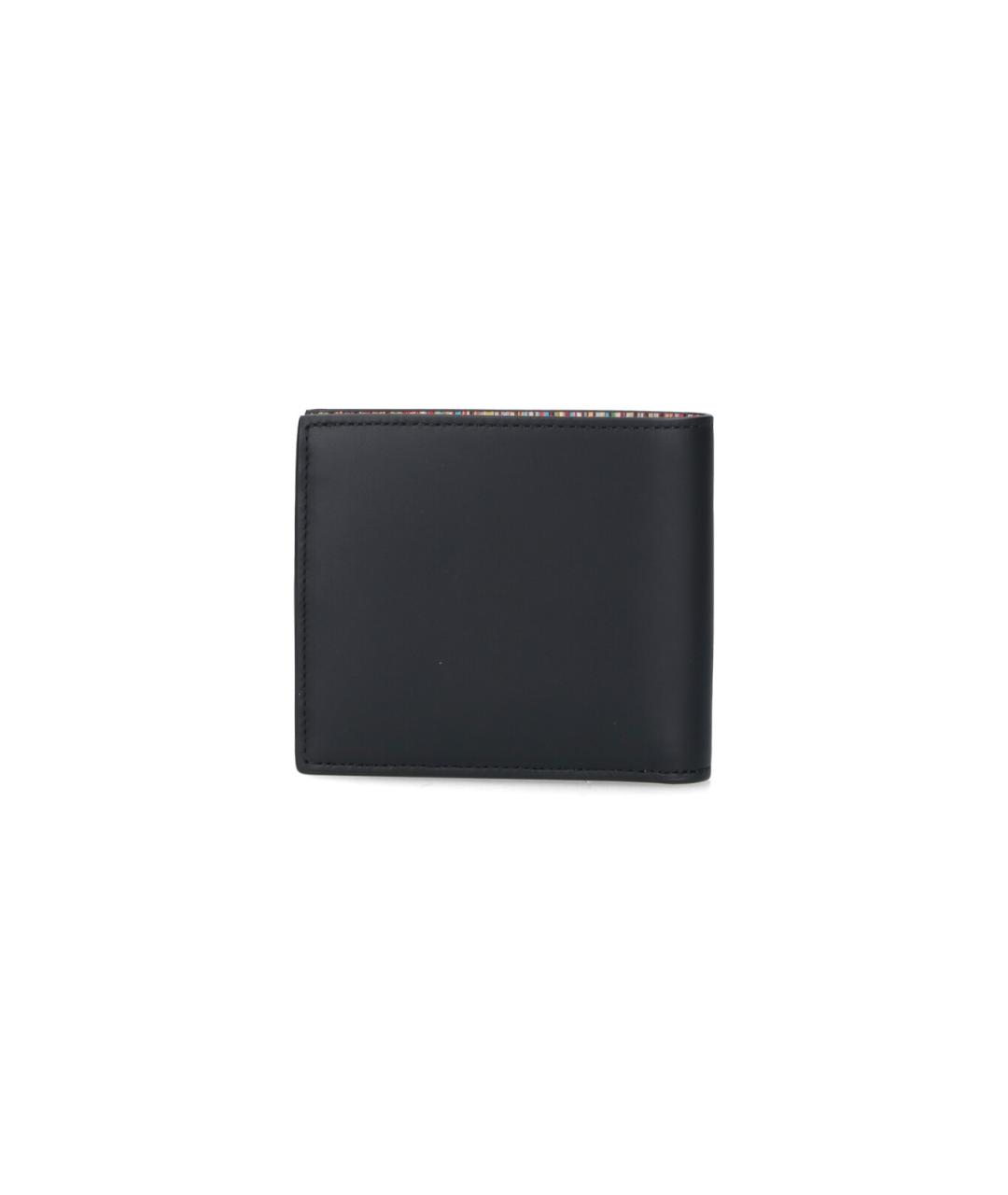 PAUL SMITH Черный кожаный кошелек, фото 3