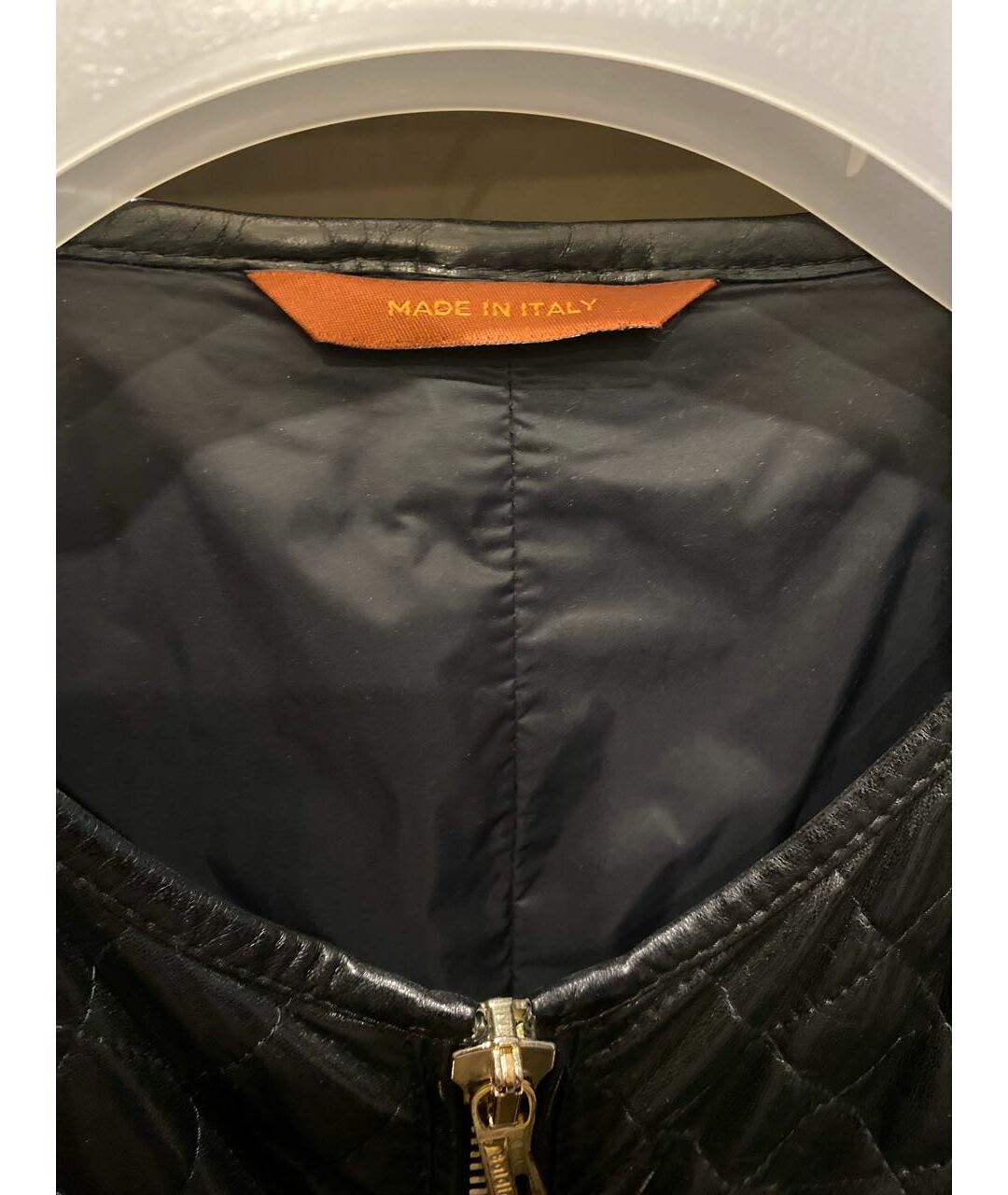 BALDININI Черная кожаная куртка, фото 3
