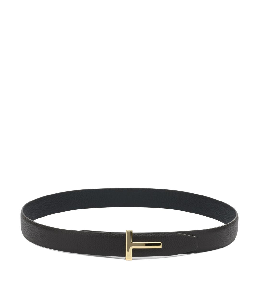 TOM FORD Коричневый кожаный ремень, фото 1