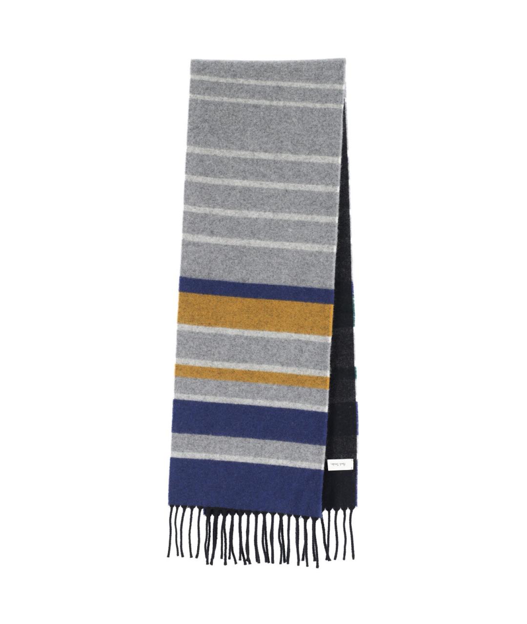 PAUL SMITH Мульти шерстяной шарф, фото 1