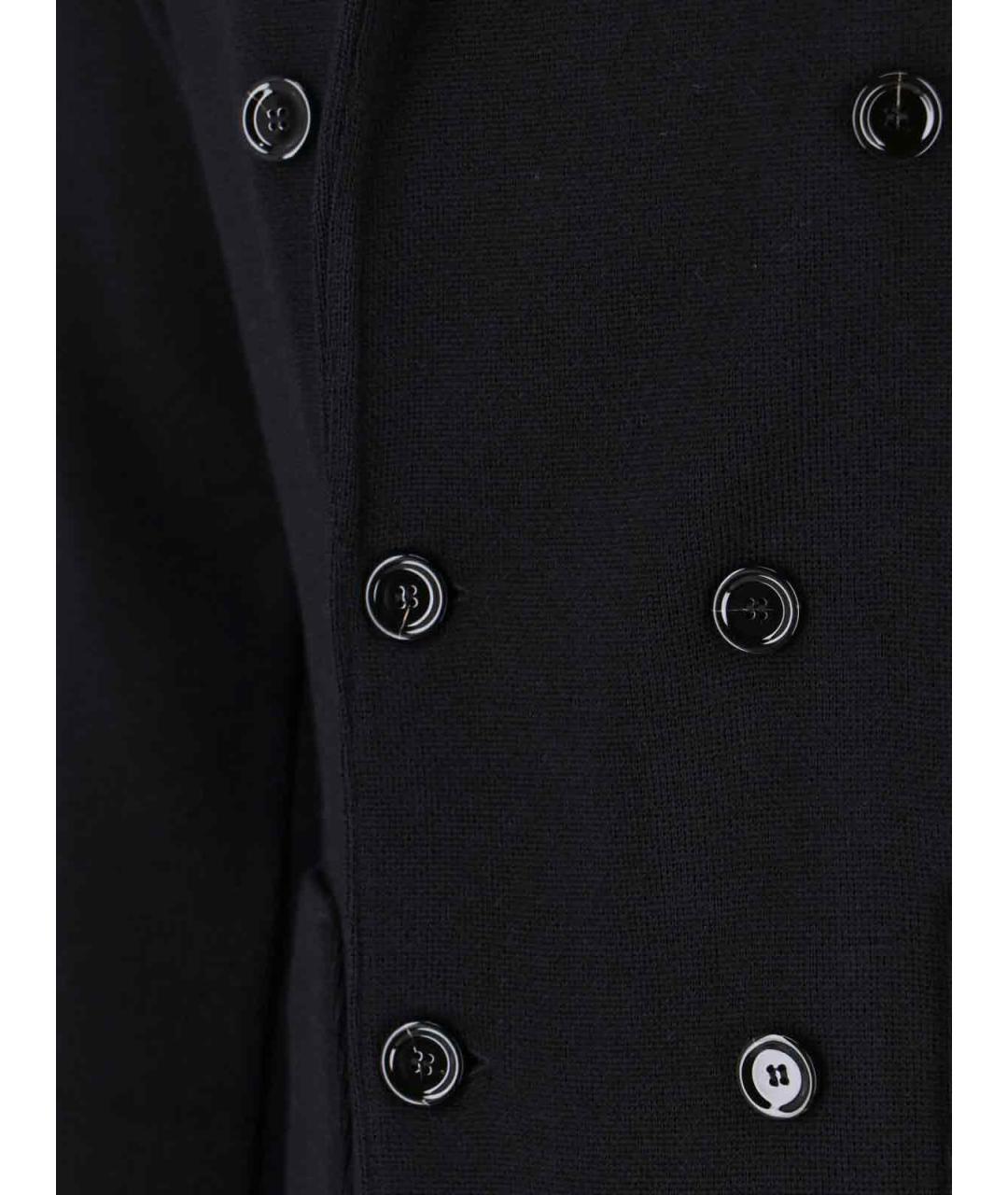 LARDINI Черный шерстяной пиджак, фото 4