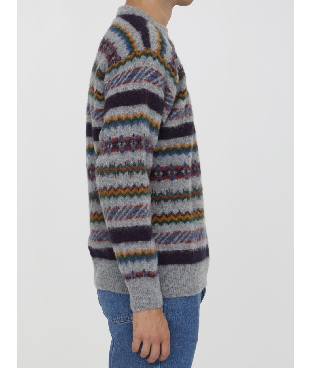 HOWLIN Серый шерстяной джемпер / свитер, фото 3