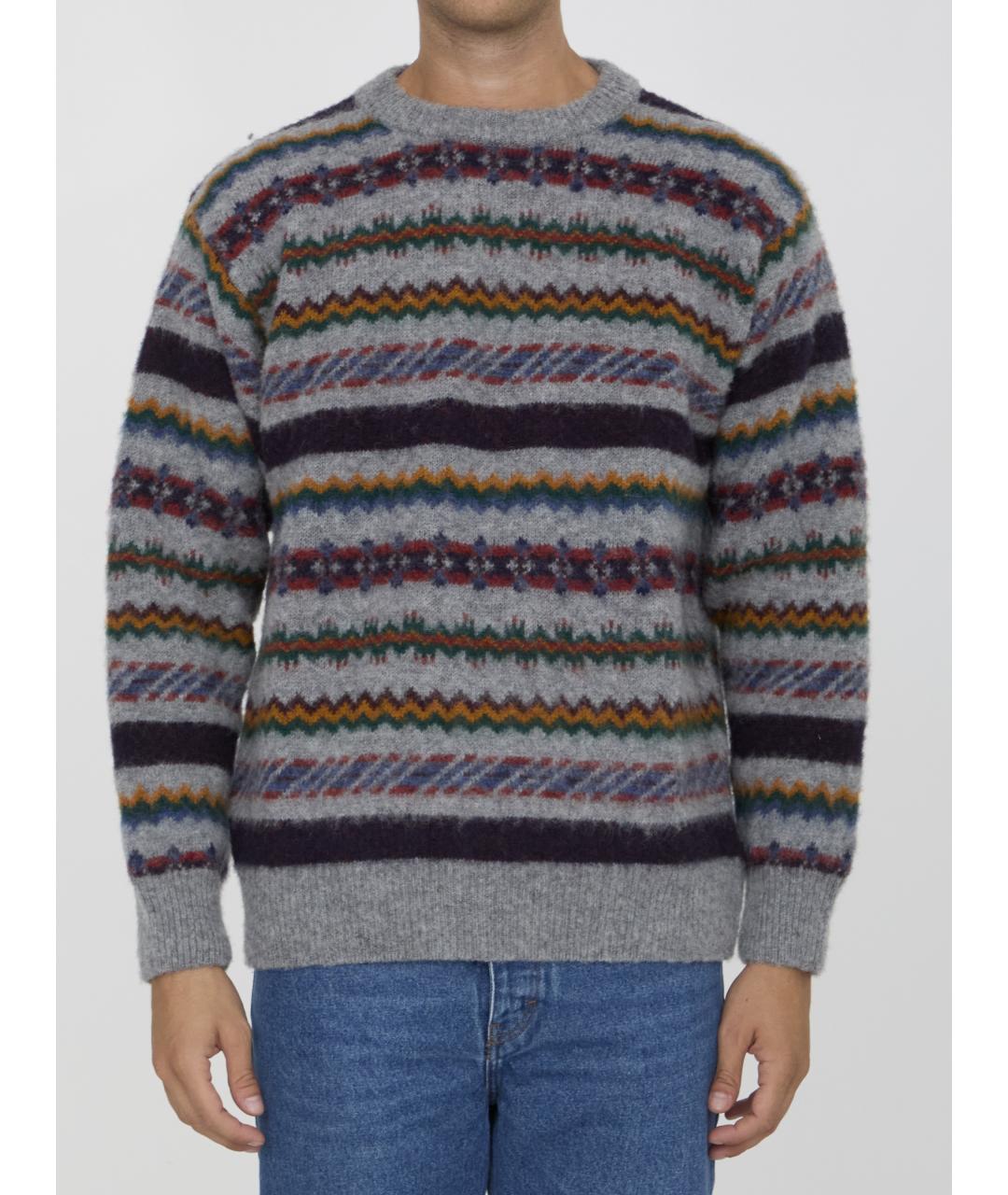 HOWLIN Серый шерстяной джемпер / свитер, фото 5