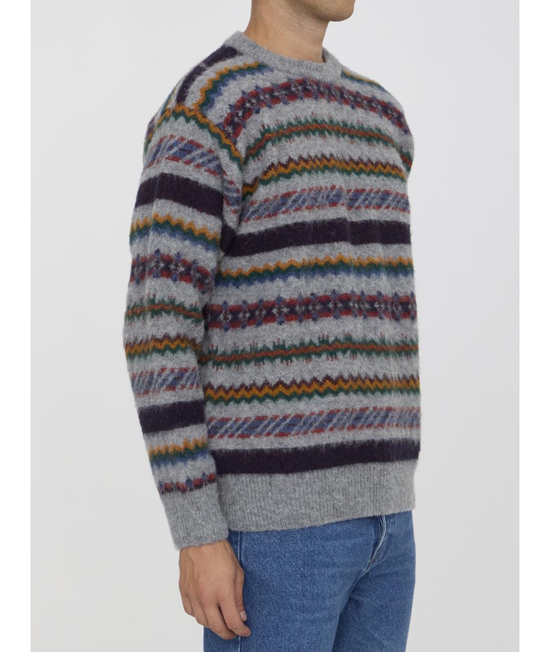 HOWLIN Серый шерстяной джемпер / свитер, фото 2