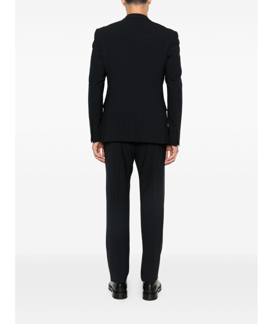 EMPORIO ARMANI Темно-синий классический костюм, фото 4