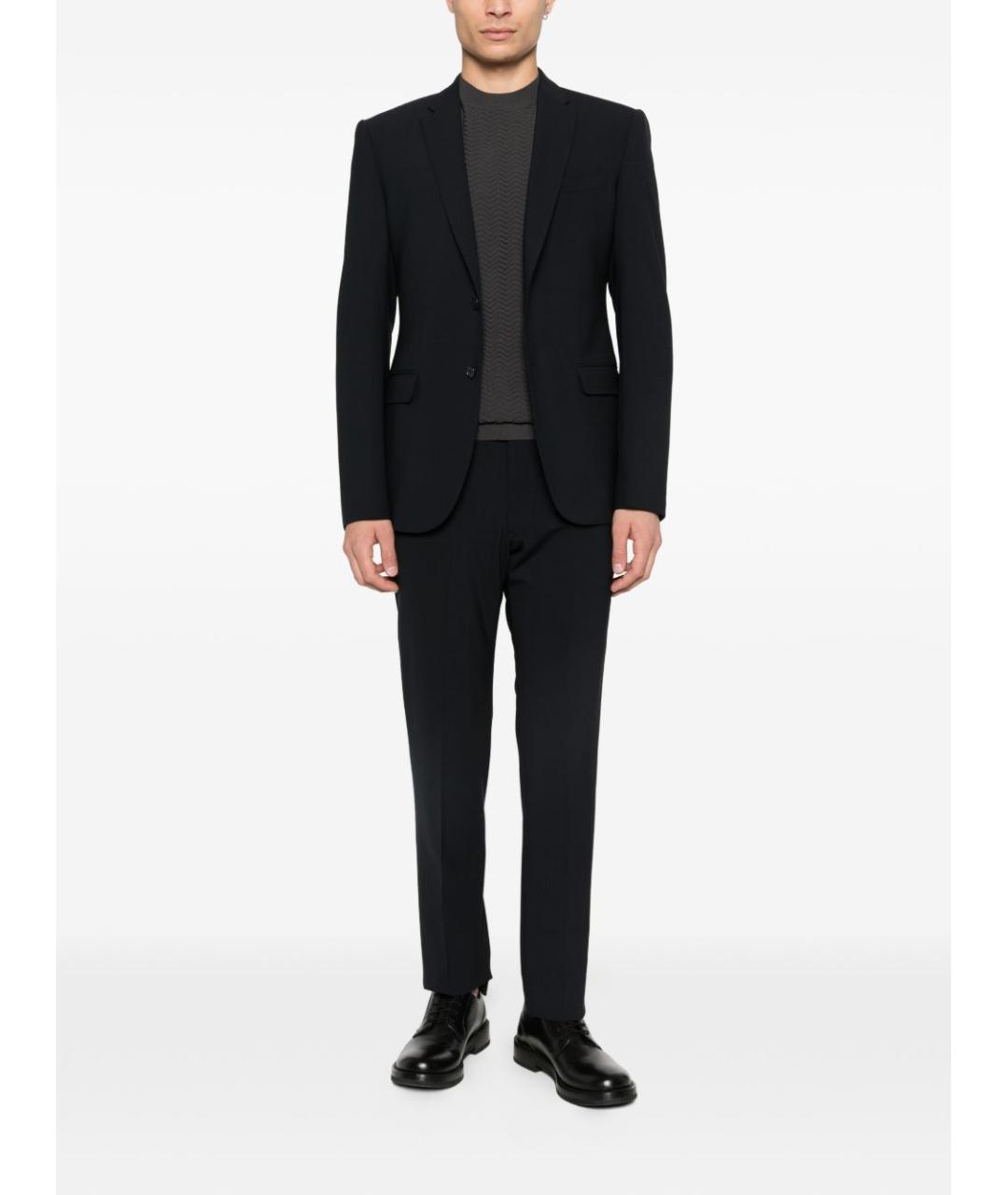 EMPORIO ARMANI Темно-синий классический костюм, фото 5