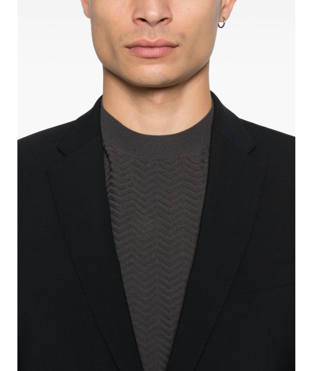 EMPORIO ARMANI Темно-синий классический костюм, фото 2