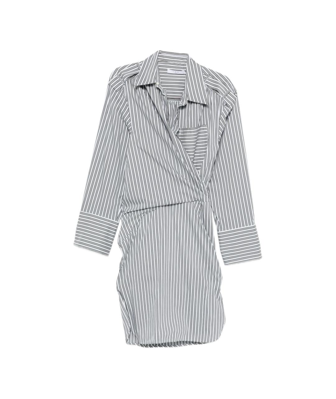 IRO Голубое хлопковое повседневное платье, фото 1