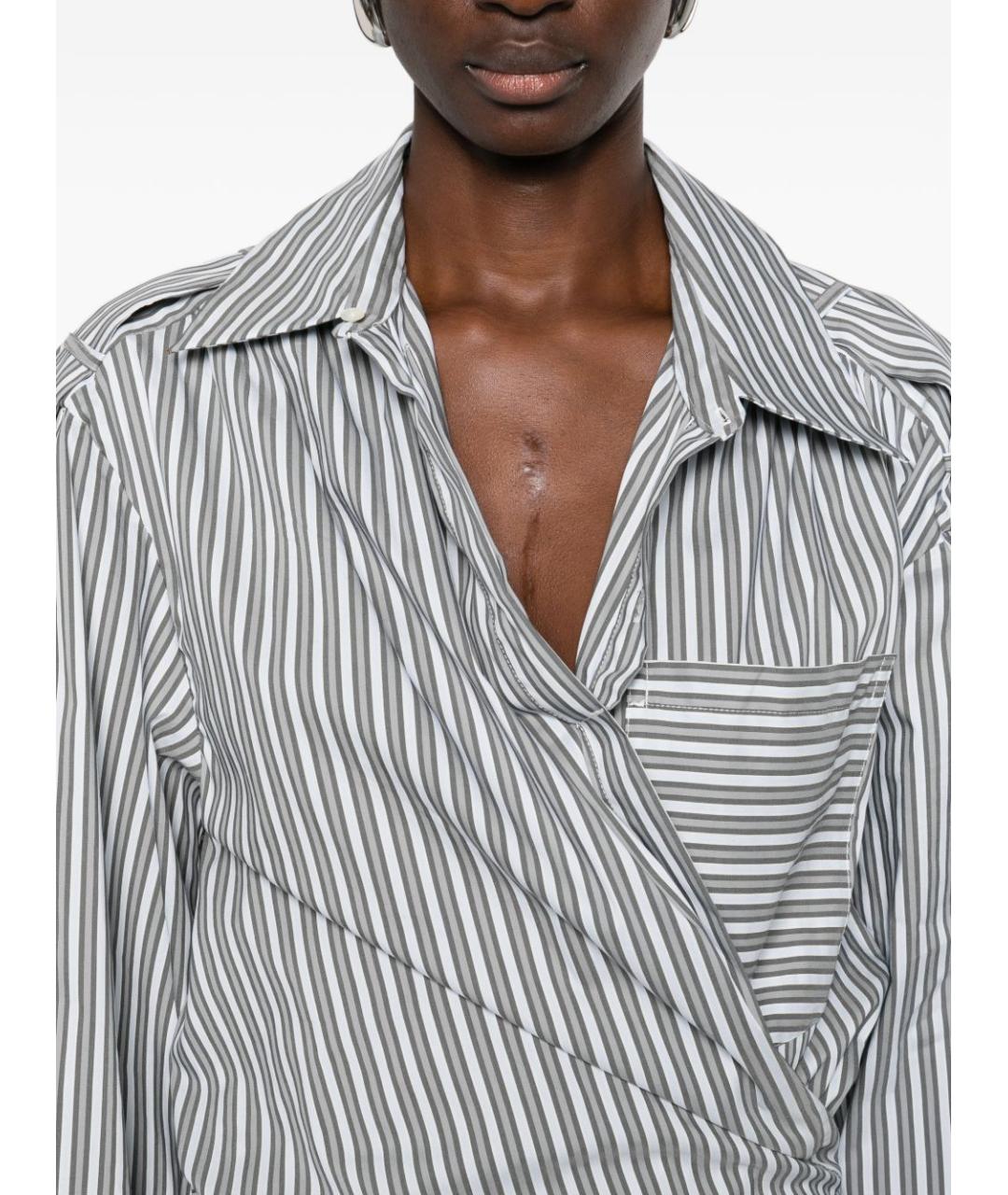 IRO Голубое хлопковое повседневное платье, фото 5