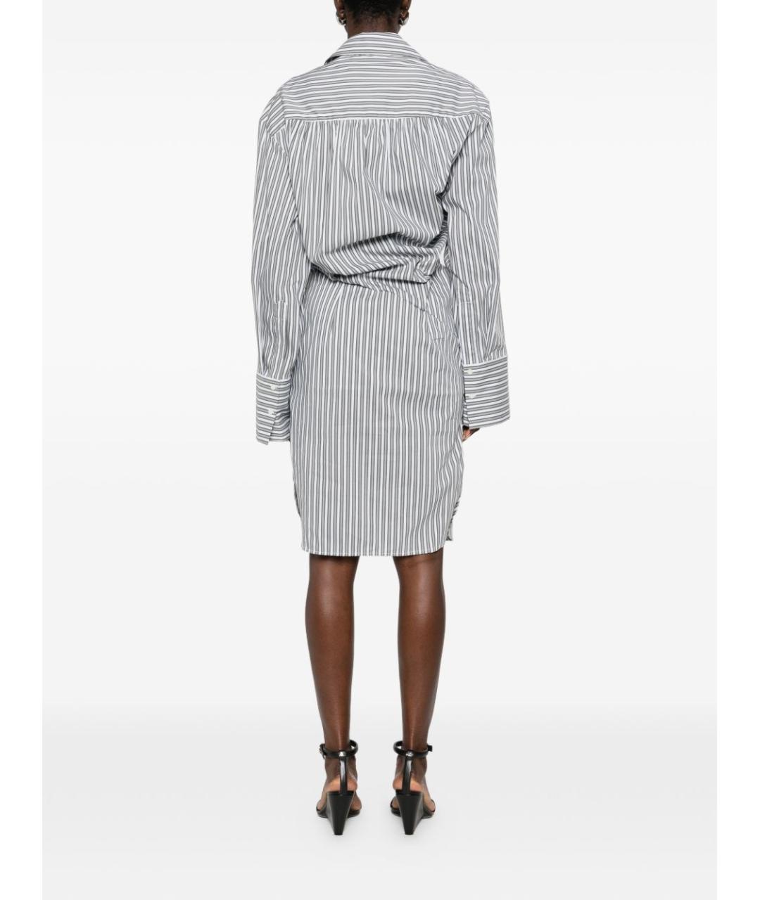 IRO Голубое хлопковое повседневное платье, фото 2