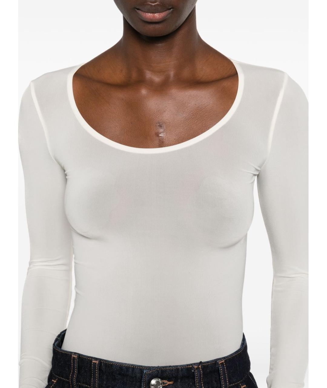 WOLFORD Белое боди, фото 3