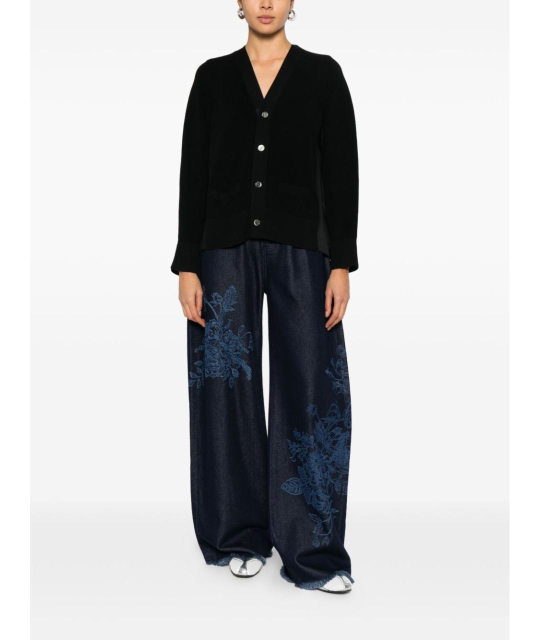 SACAI Черный кардиган, фото 4