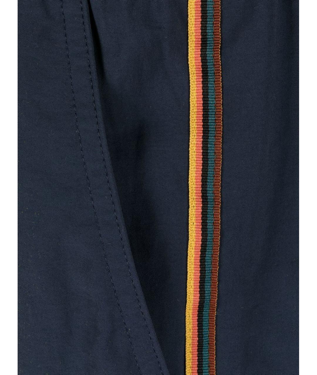 PAUL SMITH Синие полиэстеровые шорты, фото 3