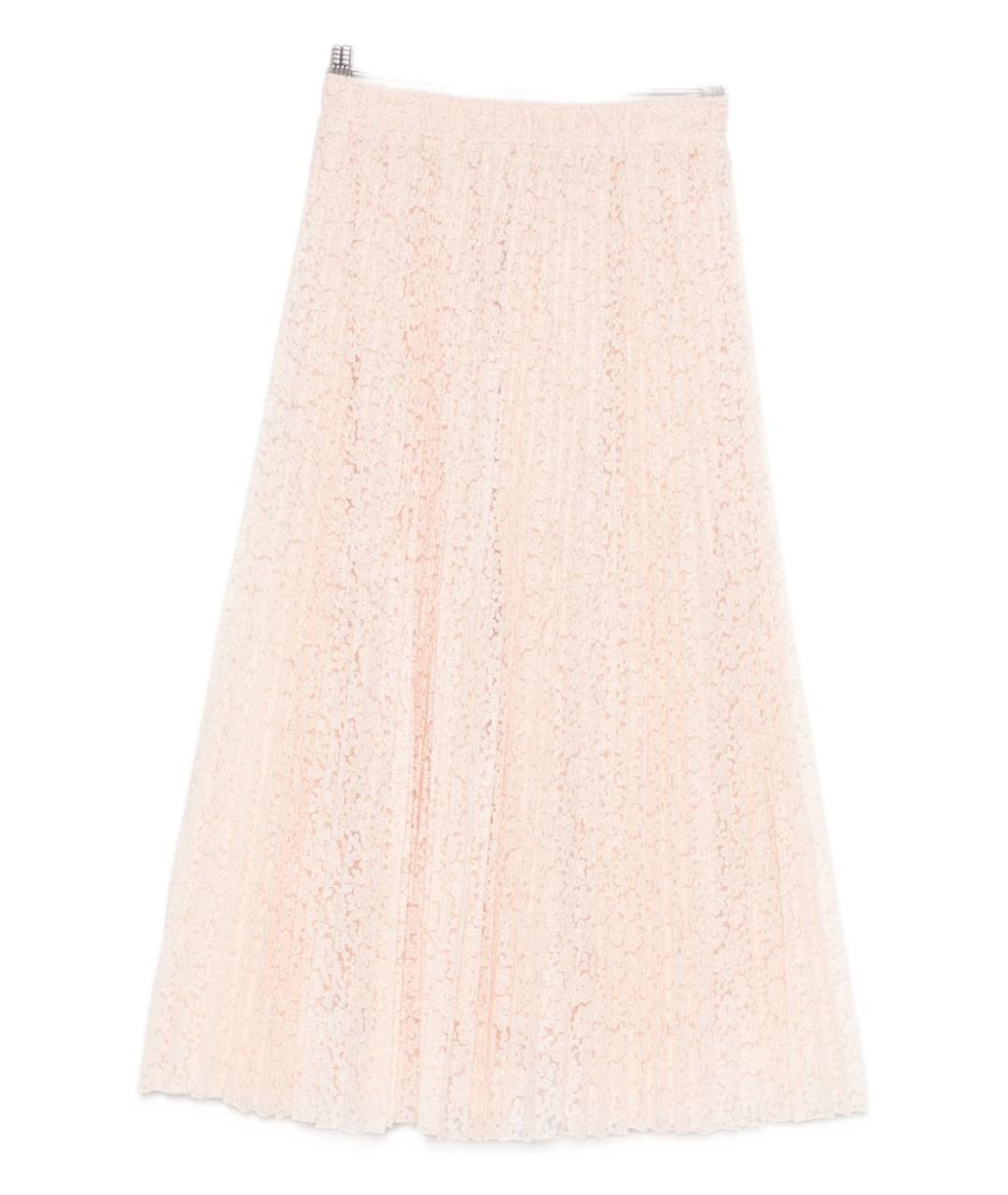 ERMANNO SCERVINO Бежевая полиэстеровая юбка миди, фото 1