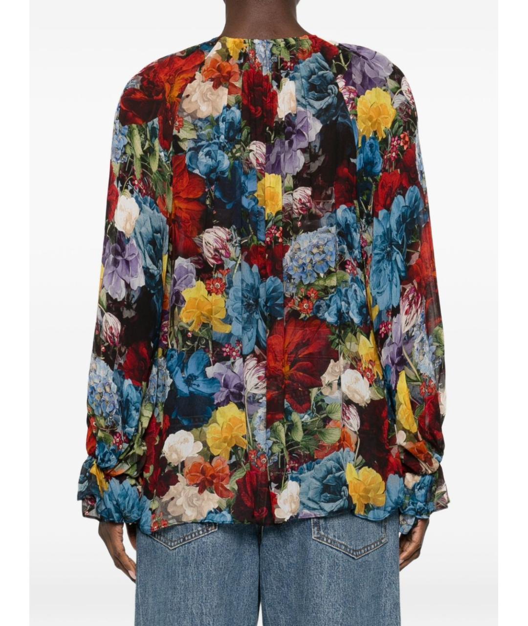 ALICE+OLIVIA Мульти вискозная блузы, фото 2