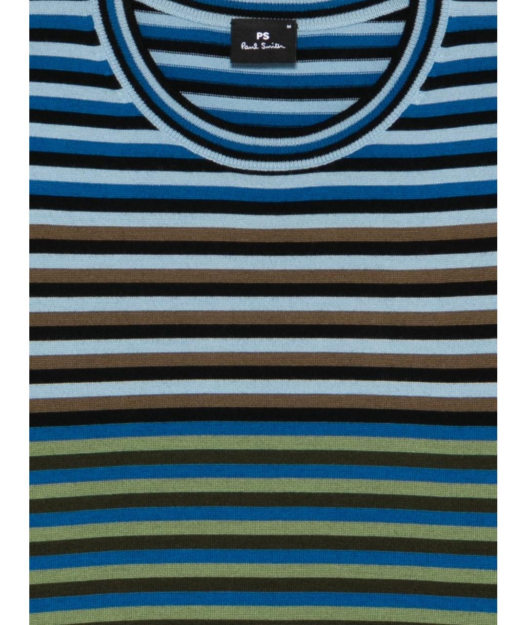 PS BY PAUL SMITH Синий шерстяной джемпер / свитер, фото 3