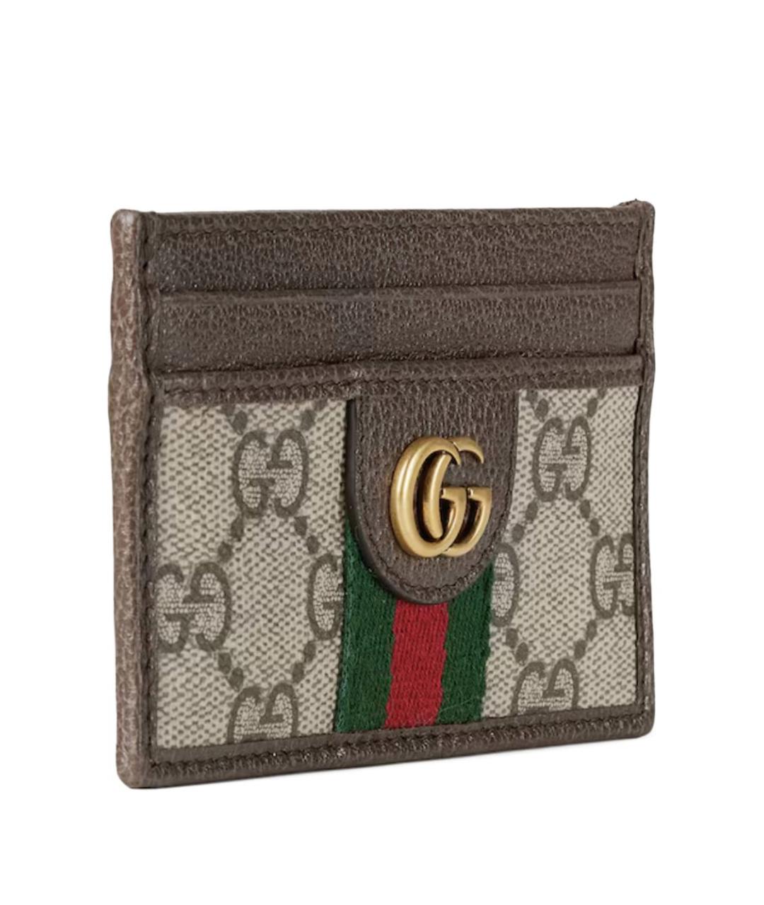 GUCCI Коричневый кардхолдер, фото 3