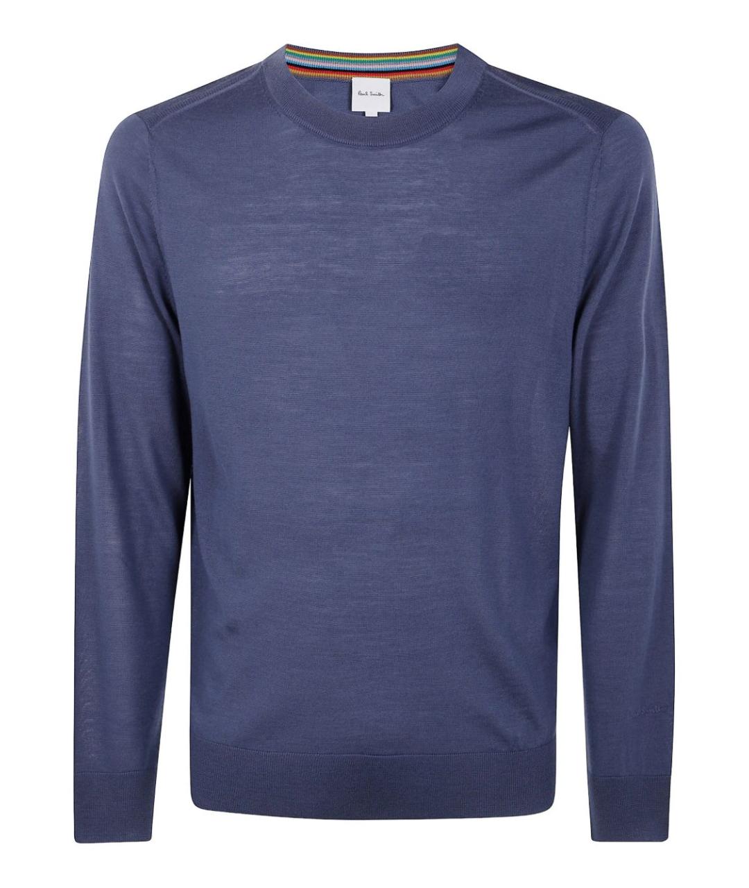 PAUL SMITH Голубой шерстяной джемпер / свитер, фото 1