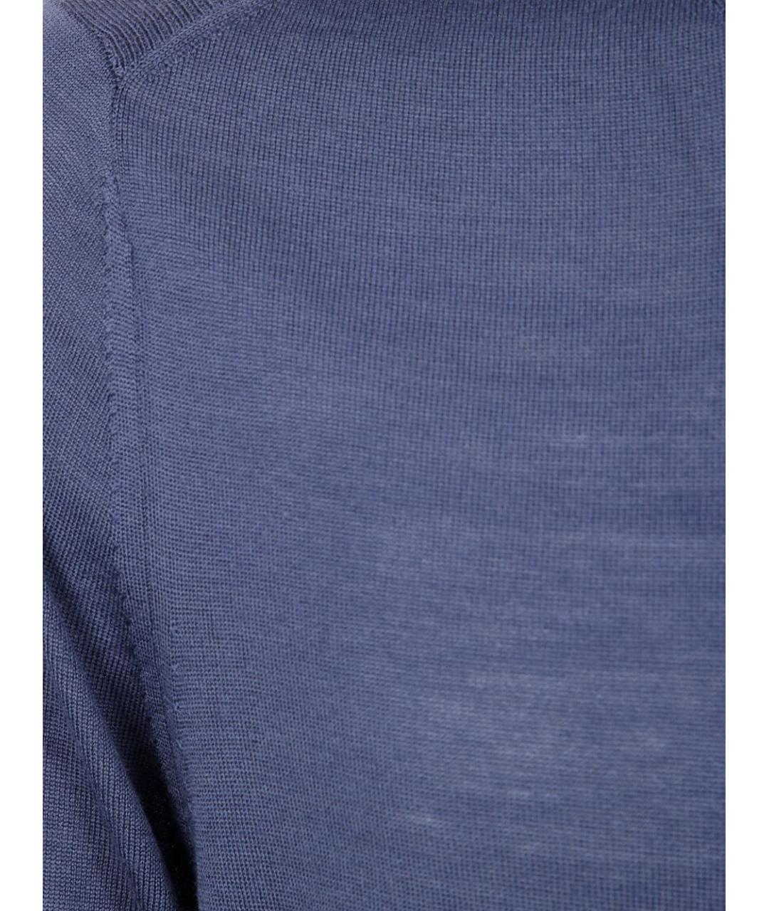 PAUL SMITH Голубой шерстяной джемпер / свитер, фото 2