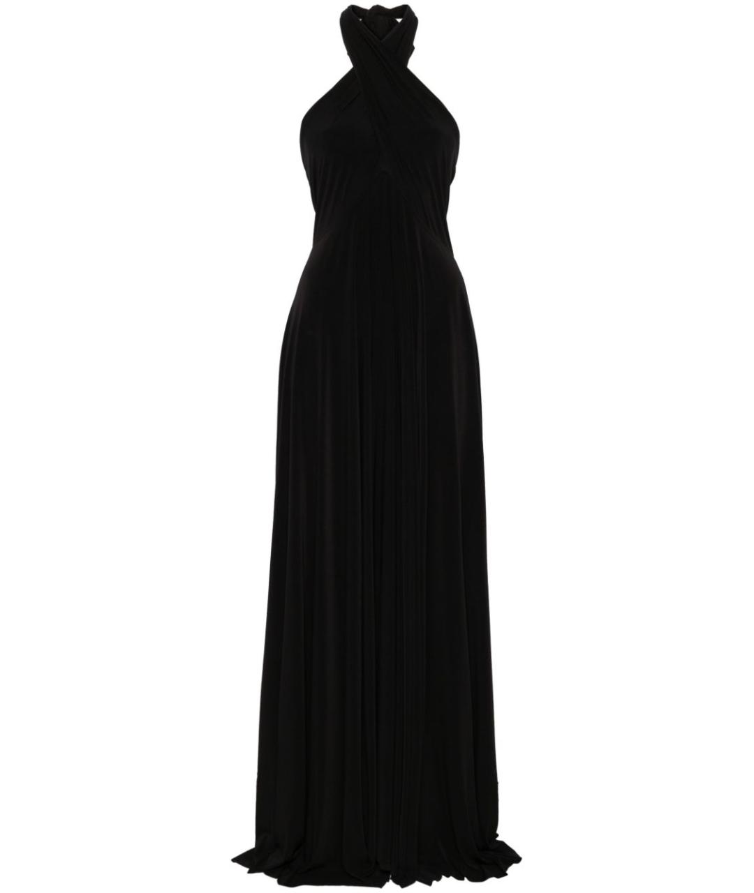 NORMA KAMALI Черное полиэстеровое вечернее платье, фото 1