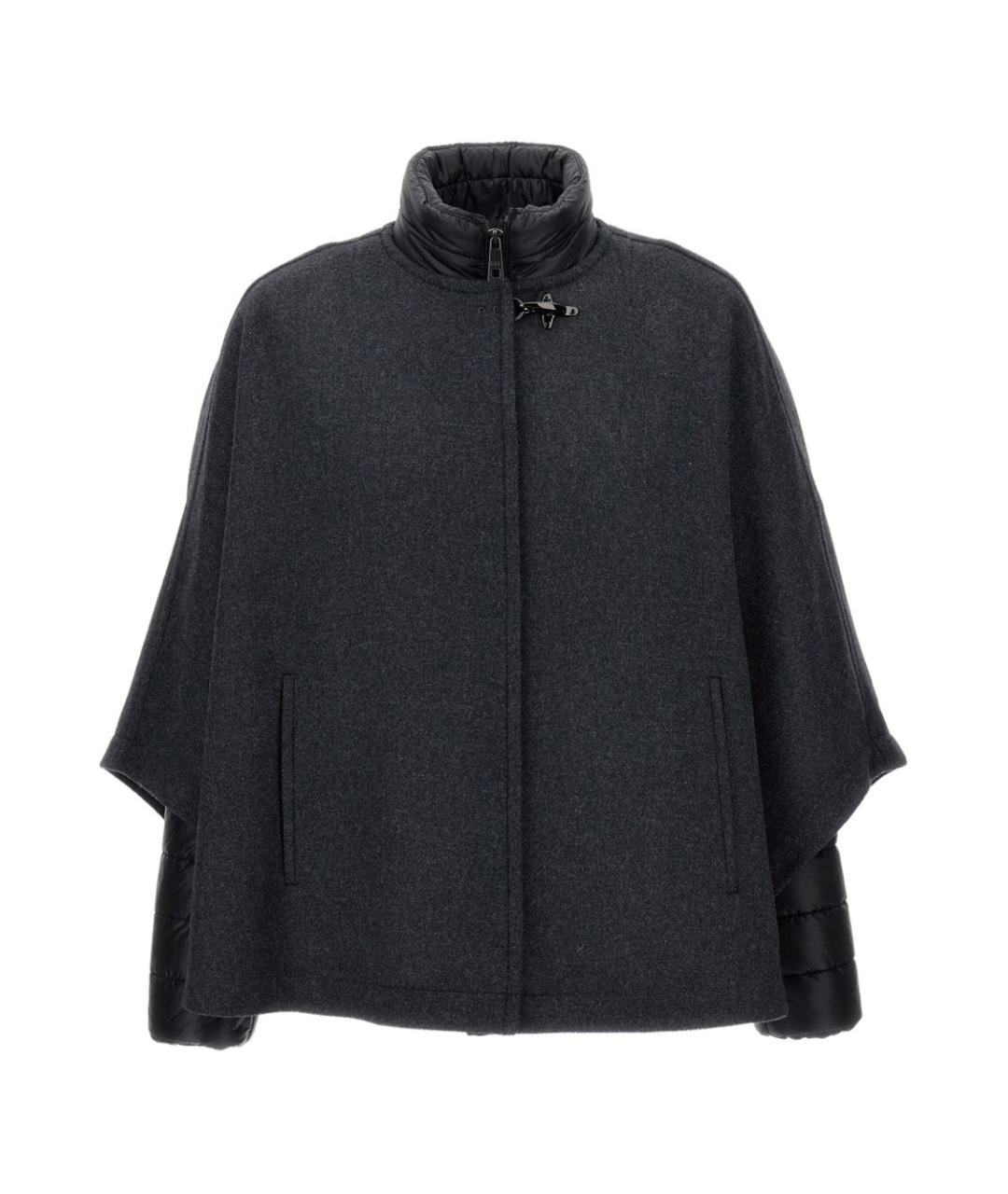 FAY Черная шерстяная куртка, фото 1