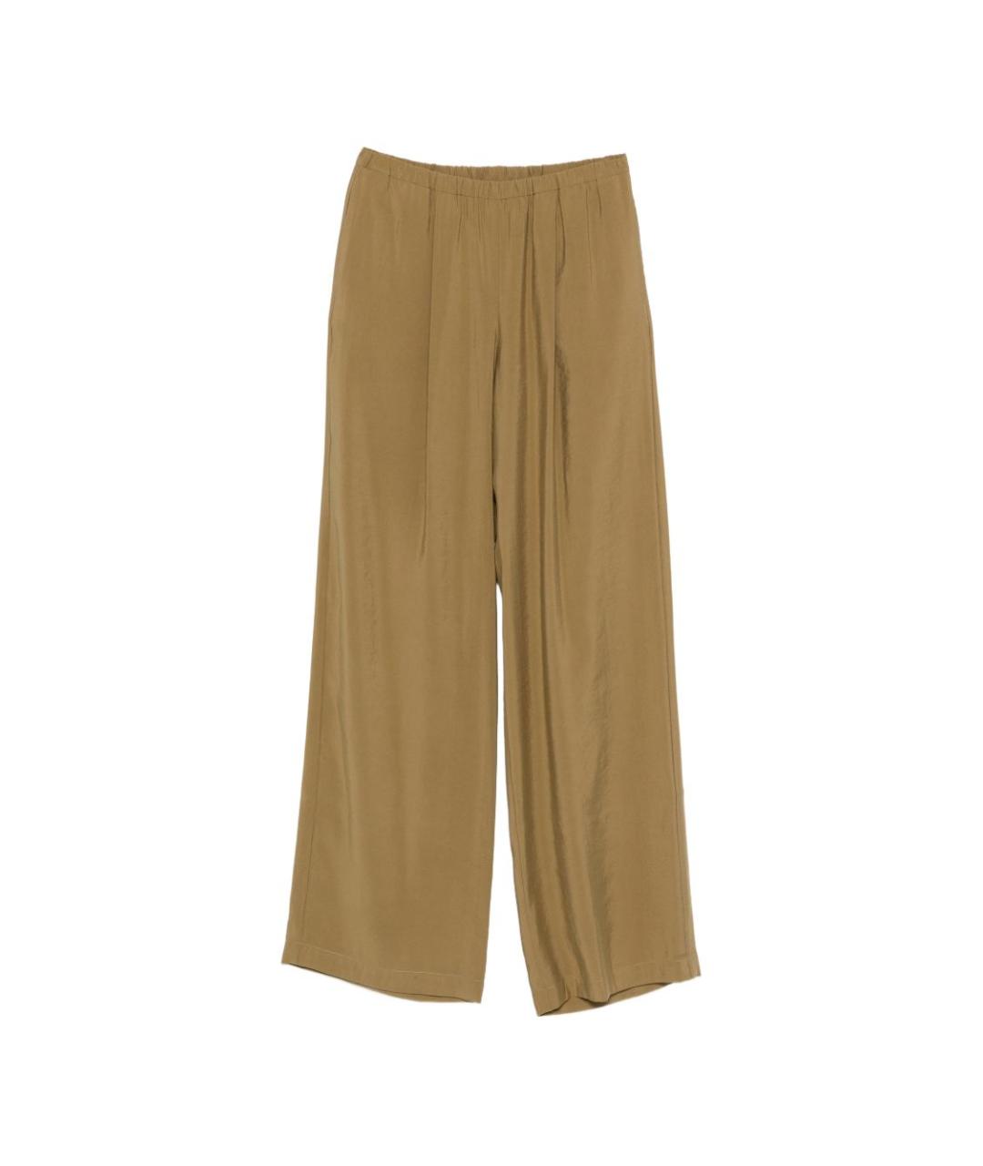 ALYSI Зеленые прямые брюки, фото 1