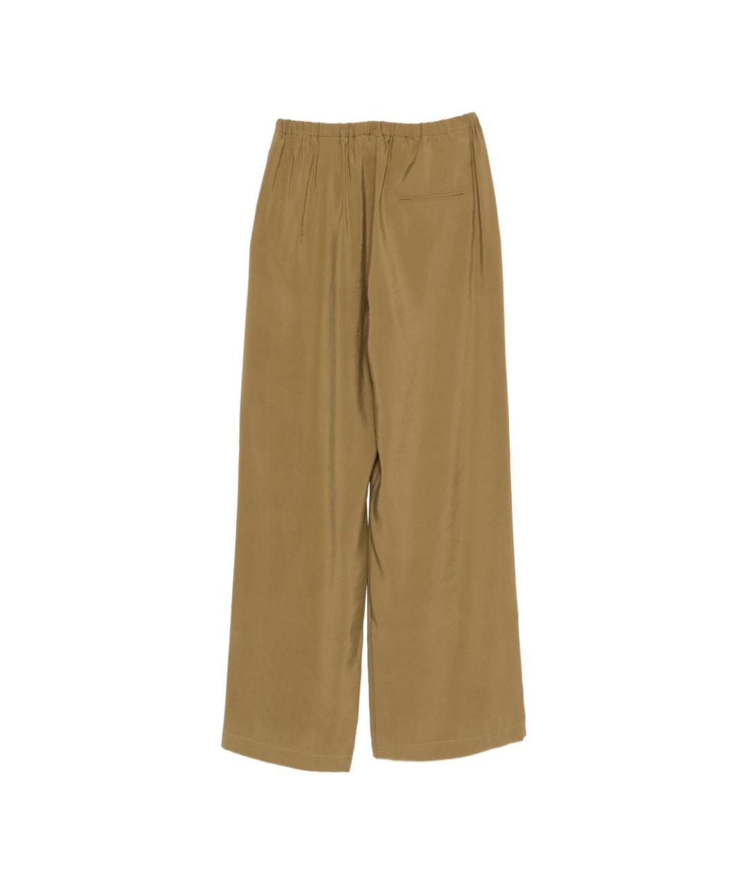 ALYSI Зеленые прямые брюки, фото 2