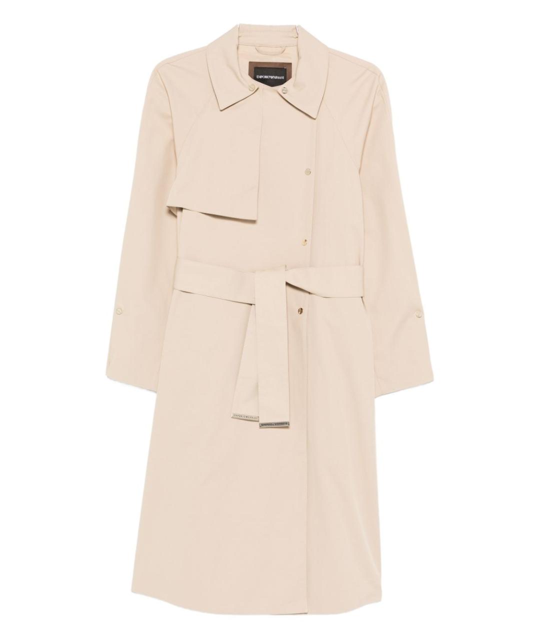 EMPORIO ARMANI Бежевый тренч/плащ, фото 1