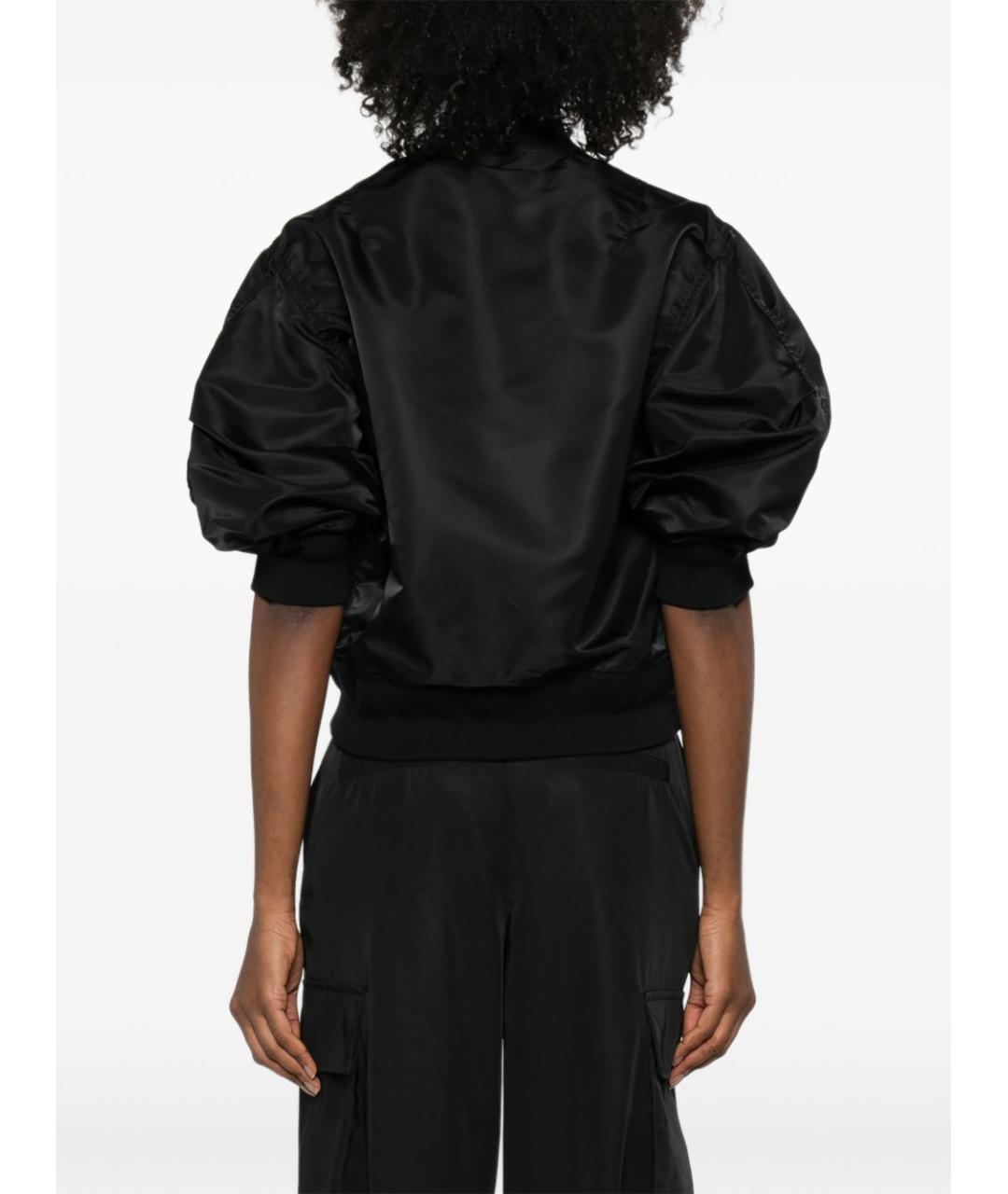 SACAI Черная полиамидовая куртка, фото 5