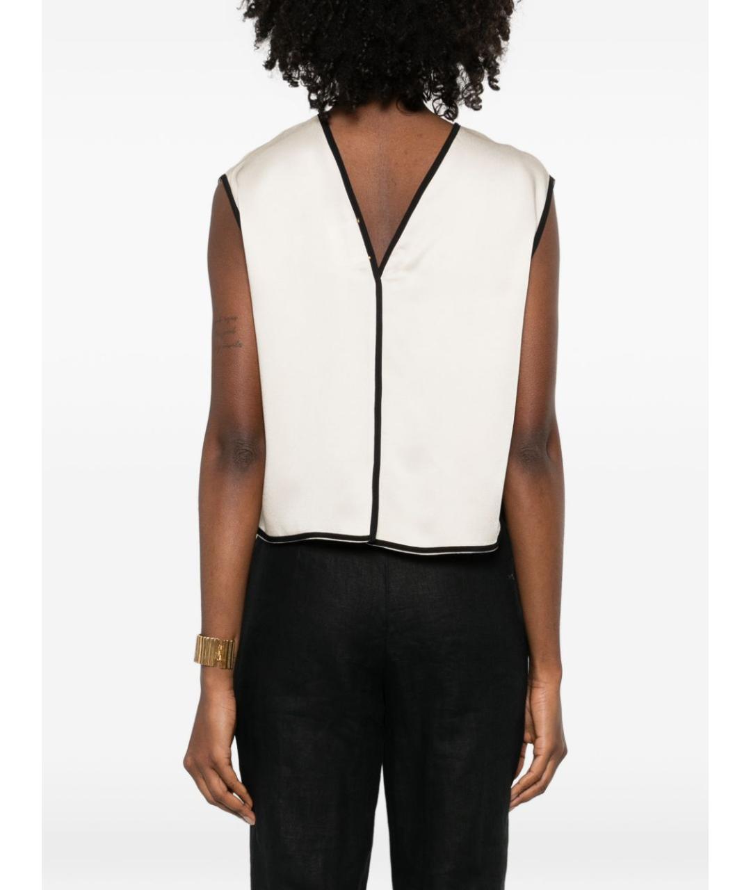 FORTE FORTE Белая блузы, фото 5