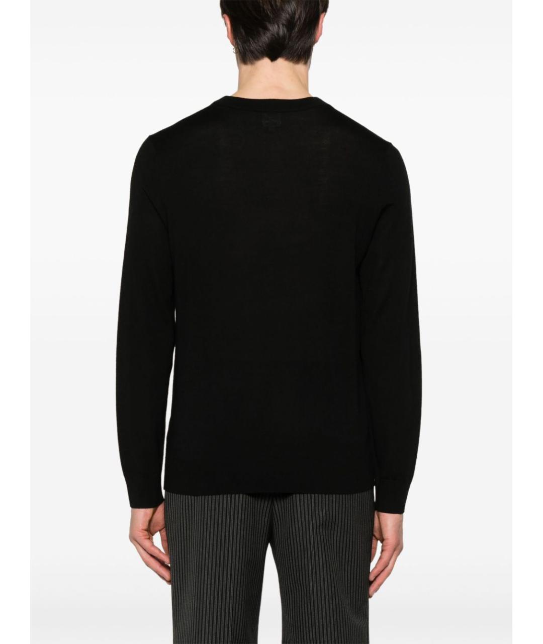 PAUL SMITH Черный шерстяной джемпер / свитер, фото 4