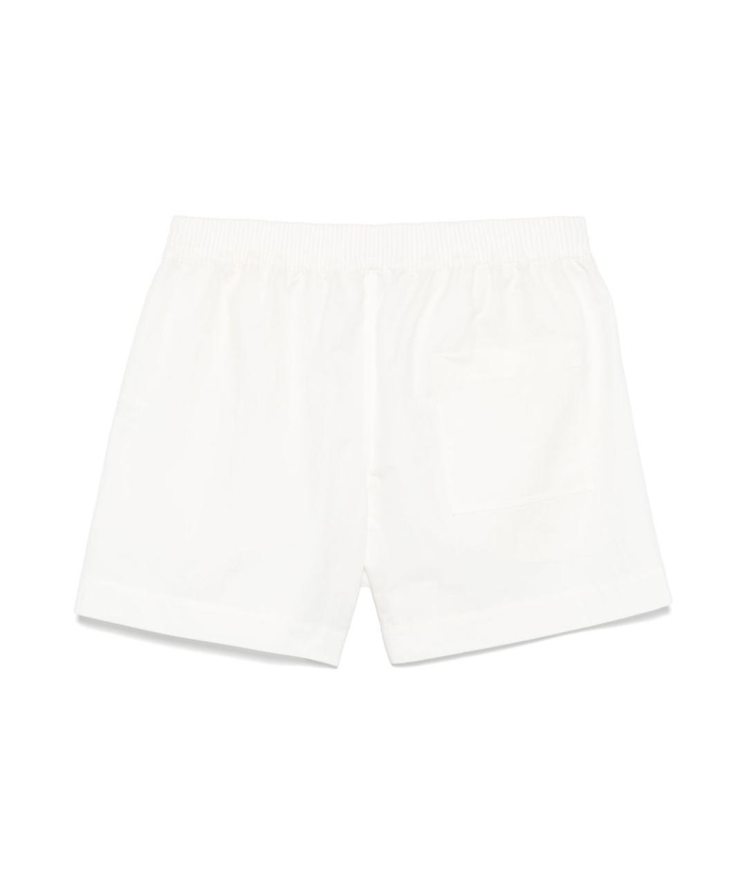 STUDIO NICHOLSON Белые хлопковые шорты, фото 2