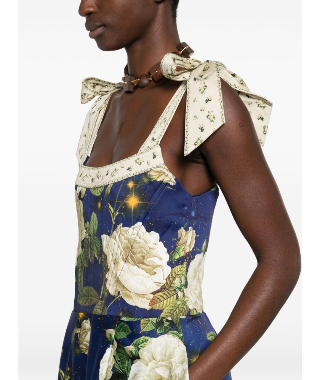 ALICE+OLIVIA Мульти хлопковый сарафан, фото 2