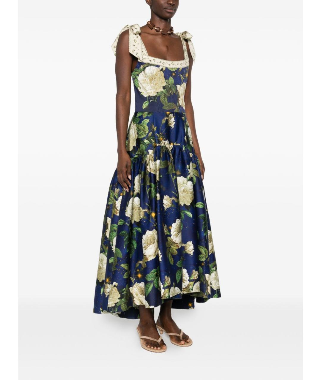 ALICE+OLIVIA Мульти хлопковый сарафан, фото 5