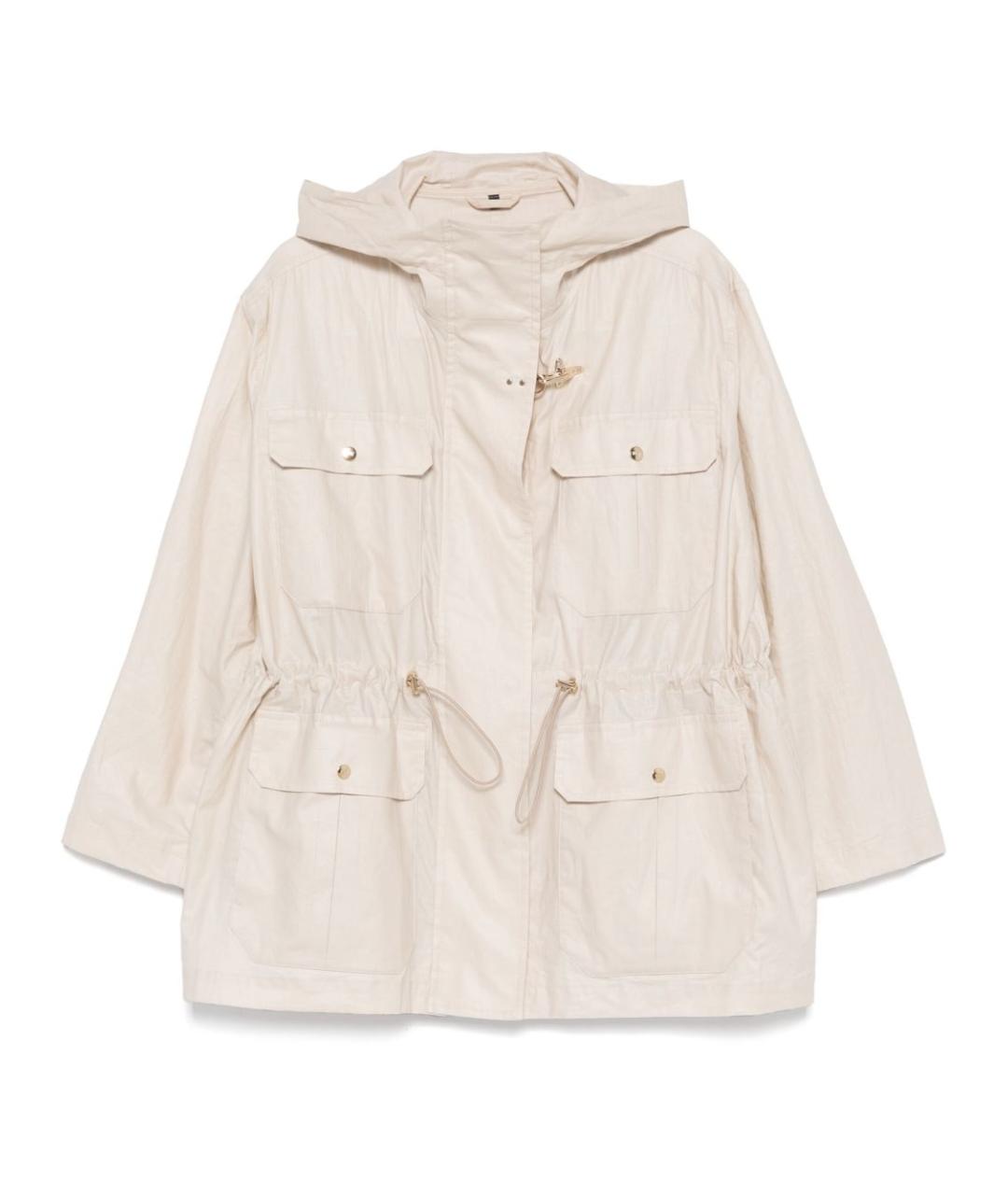 FAY Белая хлопковая парка, фото 1