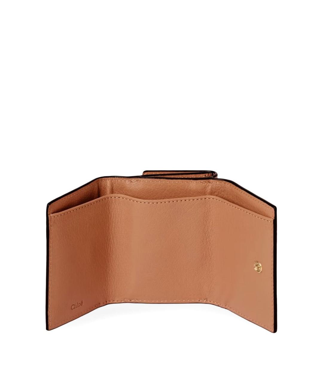 CHLOE Коричневый кожаный кошелек, фото 3