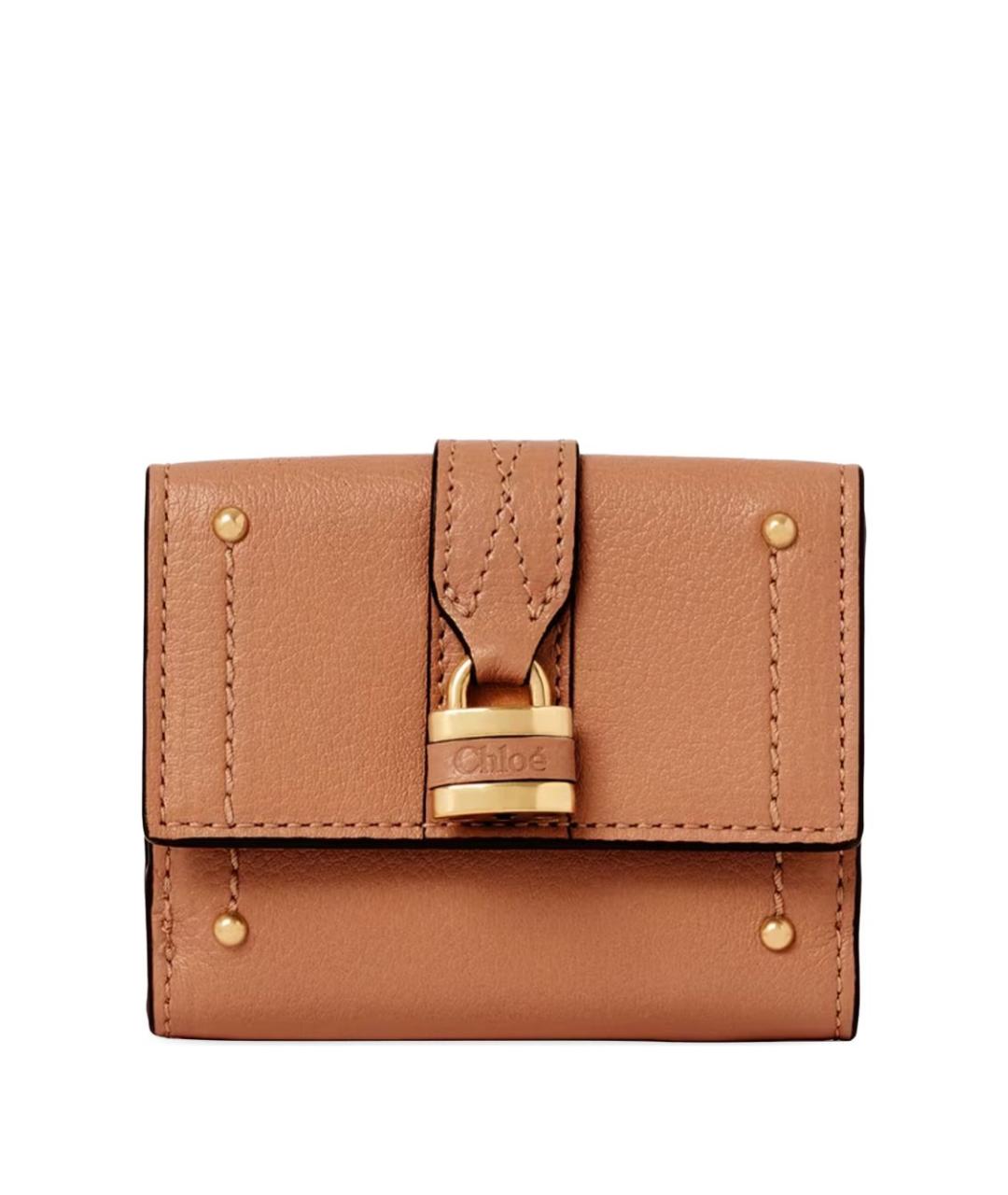CHLOE Коричневый кожаный кошелек, фото 1