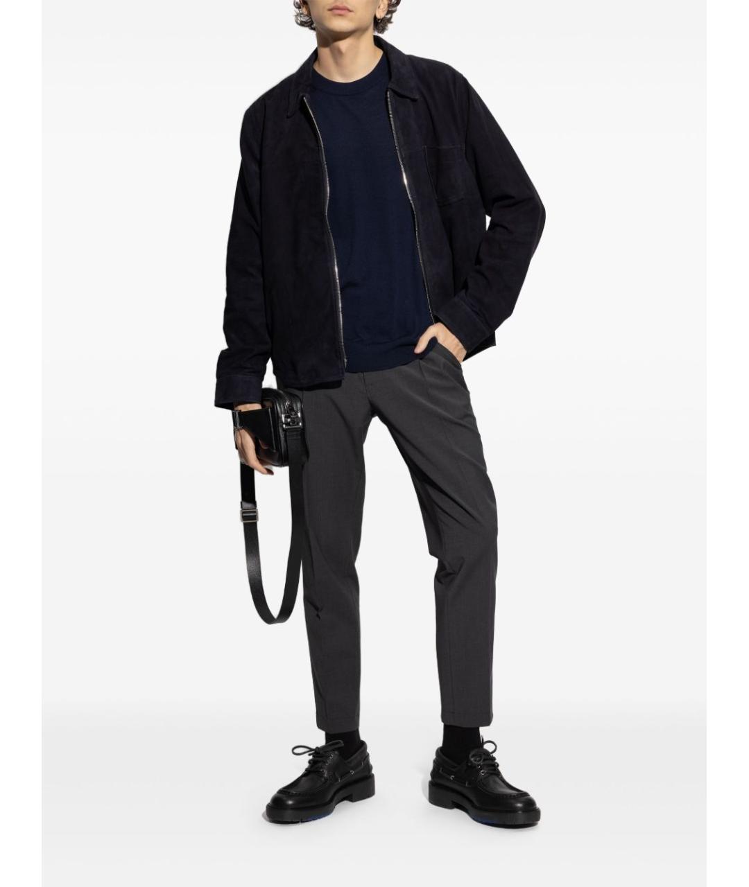 PAUL SMITH Синий шерстяной джемпер / свитер, фото 2